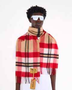 A close-up shot of processed cashmere
