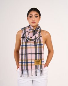 High-end designer cashmere scarves
