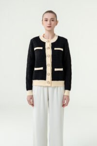 Decent Black wool cardigan