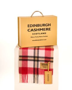 designer lambswool Christmas scarves