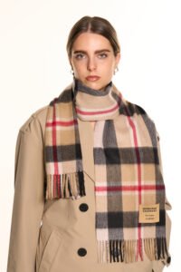 A multi-cultural, unique Scott Cashmere heritage scarf.