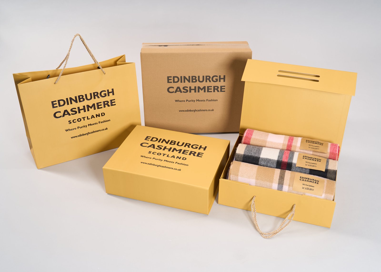 Edinburgh Cashmere gift review structure