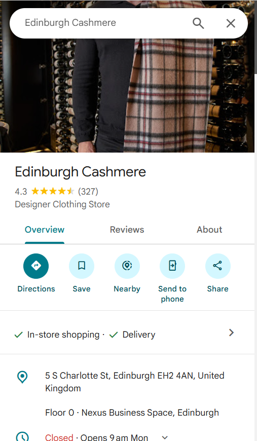 Edinburgh Cashmere review 